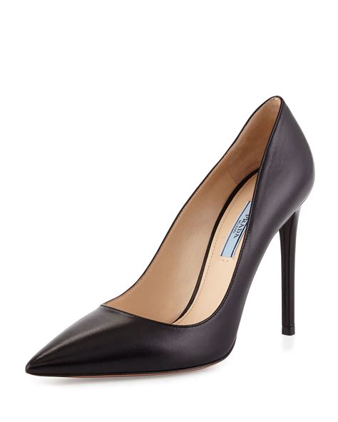 pointed toe pump prada|Prada women's pumps.